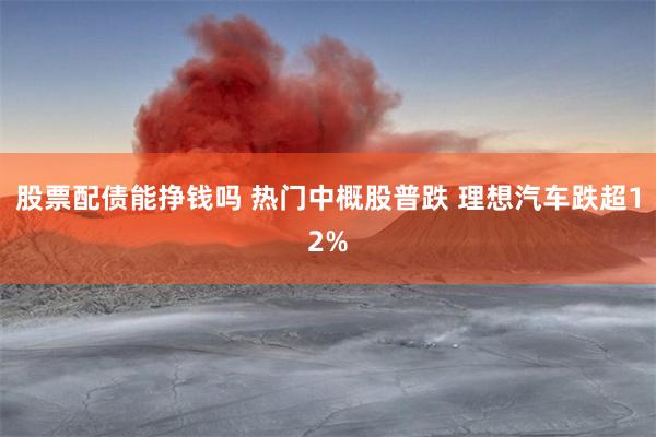 股票配债能挣钱吗 热门中概股普跌 理想汽车跌超12%