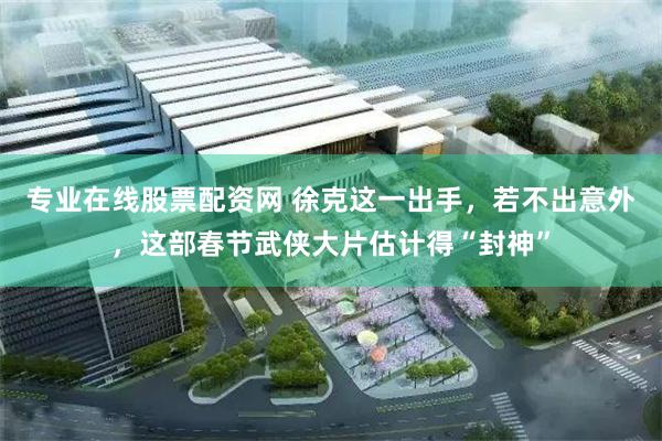 专业在线股票配资网 徐克这一出手，若不出意外，这部春节武侠大片估计得“封神”