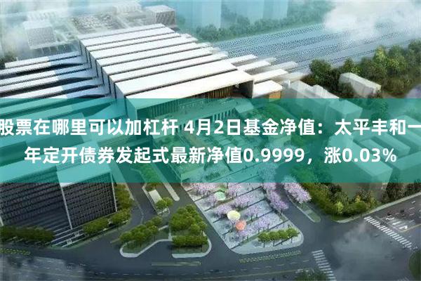 股票在哪里可以加杠杆 4月2日基金净值：太平丰和一年定开债券发起式最新净值0.9999，涨0.03%