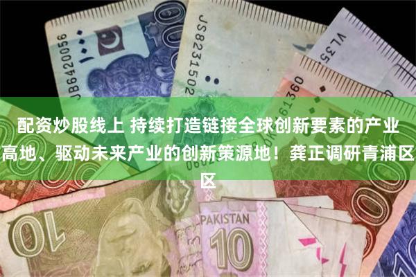 配资炒股线上 持续打造链接全球创新要素的产业高地、驱动未来产业的创新策源地！龚正调研青浦区